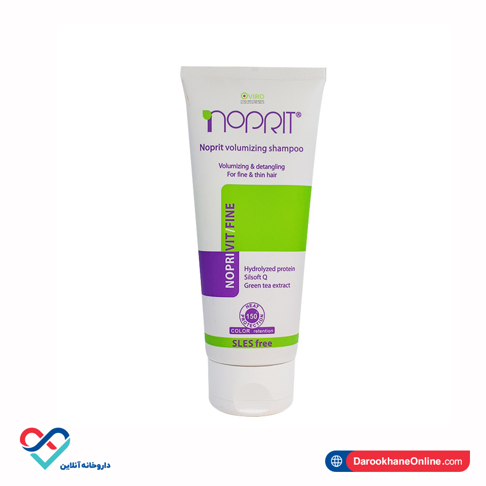 nopri vit fine.jpg شامپو حجم دهنده مو نوپری ویت فاین نوپریت 200 میل - Image 1